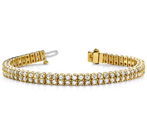 Timeless Two-Row Diamond Bracelet