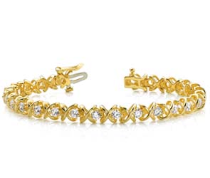 X-Link Diamond Bracelet