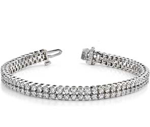 Double Row Diamond Bracelet