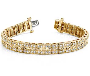 Filigree Diamond Choker Bracelet