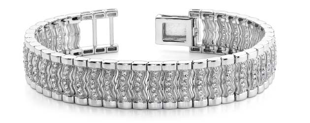 Mens Stylish Diamond Bracelets at Rs 200000 | Diamond Bracelets in Surat |  ID: 22970595412