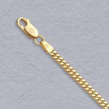 18k Gold Chain - Mens Yellow Gold Curb 