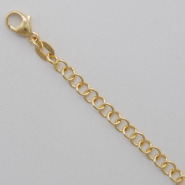 18K Yellow Gold Ring Chain 3.6mm