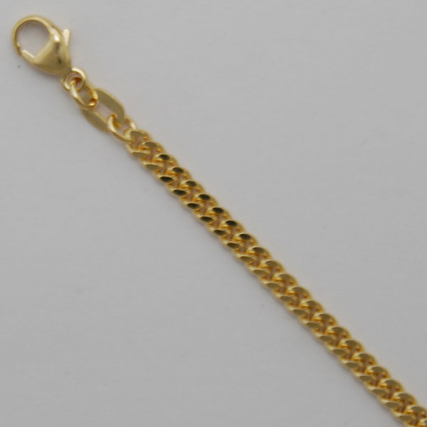 18K Yellow Gold Curb Chain 2.8mm