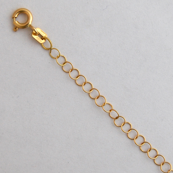 18K Yellow Gold Open Light Cable 3.0mm Chain