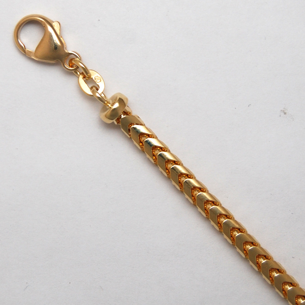 18K Yellow Gold Franco Chain 3.7mm