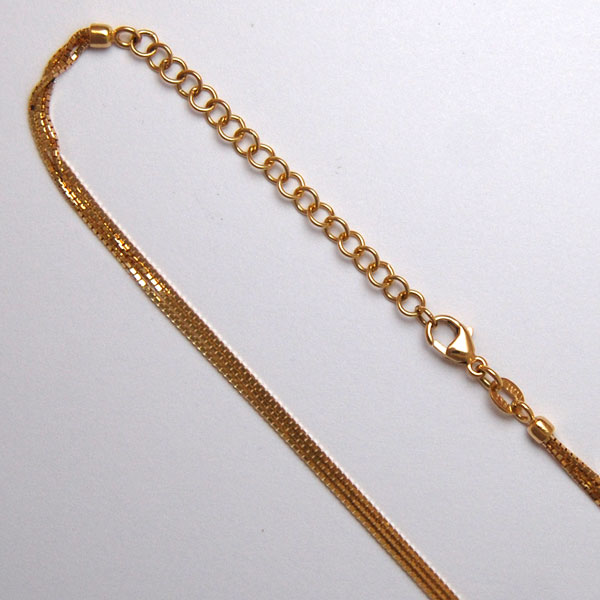 18K Yellow Gold 3 Strand Octava 058 Chain, 2