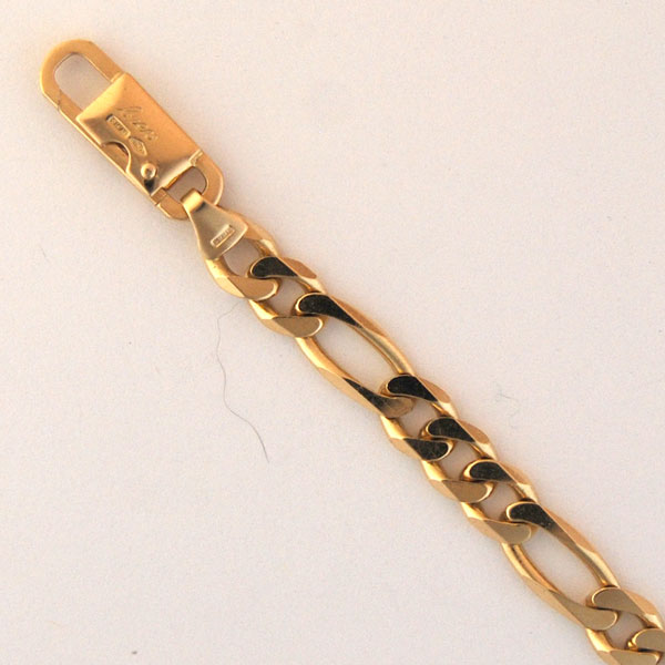 18K Yellow Gold Figaro Chain 5.6mm