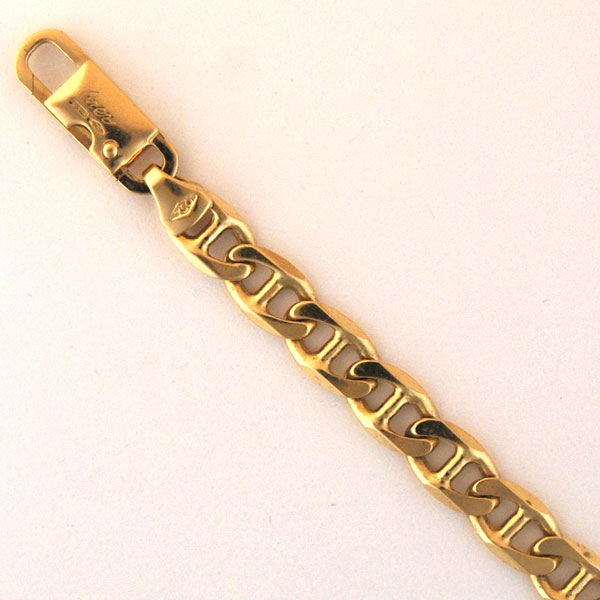 18K Yellow Gold Anchor Chain 5.9mm