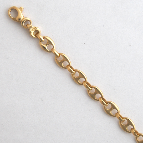 18K Yellow Gold Mariner Link 4.5mm Chain