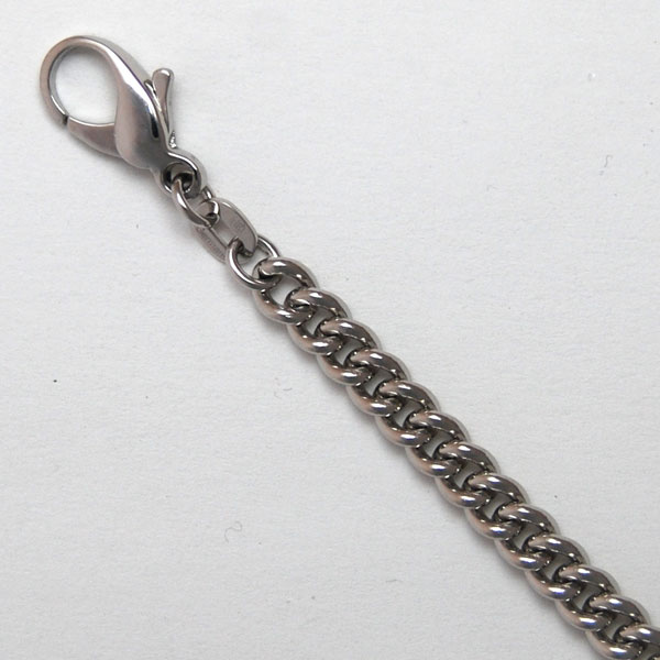 Platinum / 950 Round Curb Chain 4.0mm