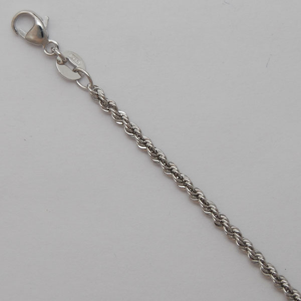 Platinum / 950 Laser Rope 2.0mm Chain