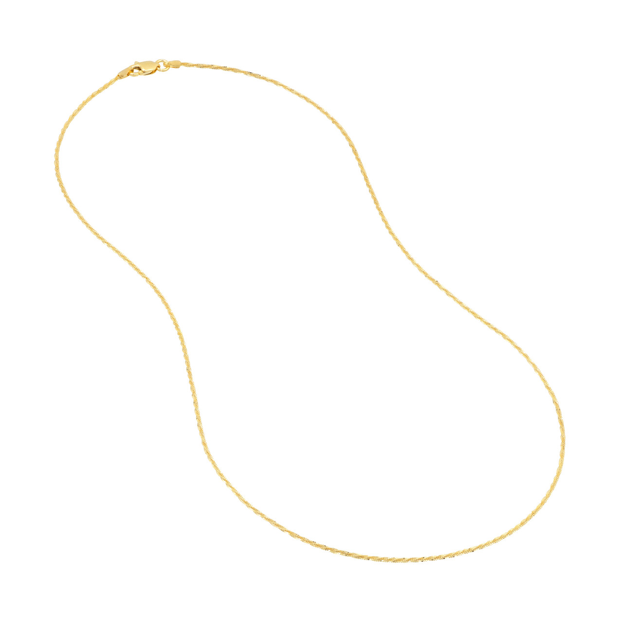 1.12mm Sparkle Chain with Lobster Lock