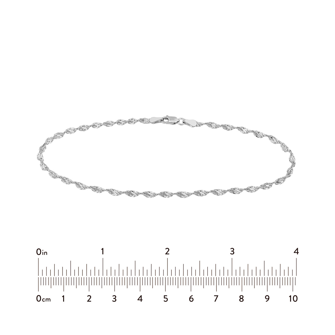 Sterling Silver 2.9mm Dorica Chain with Lobster Lock
