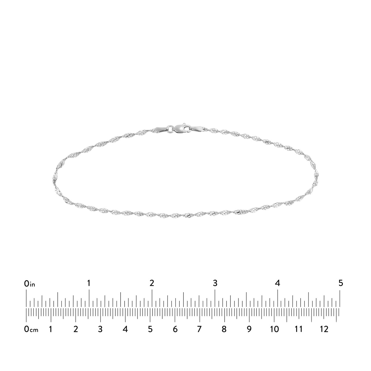 Sterling Silver 2.1mm Dorica Chain with Lobster Lock