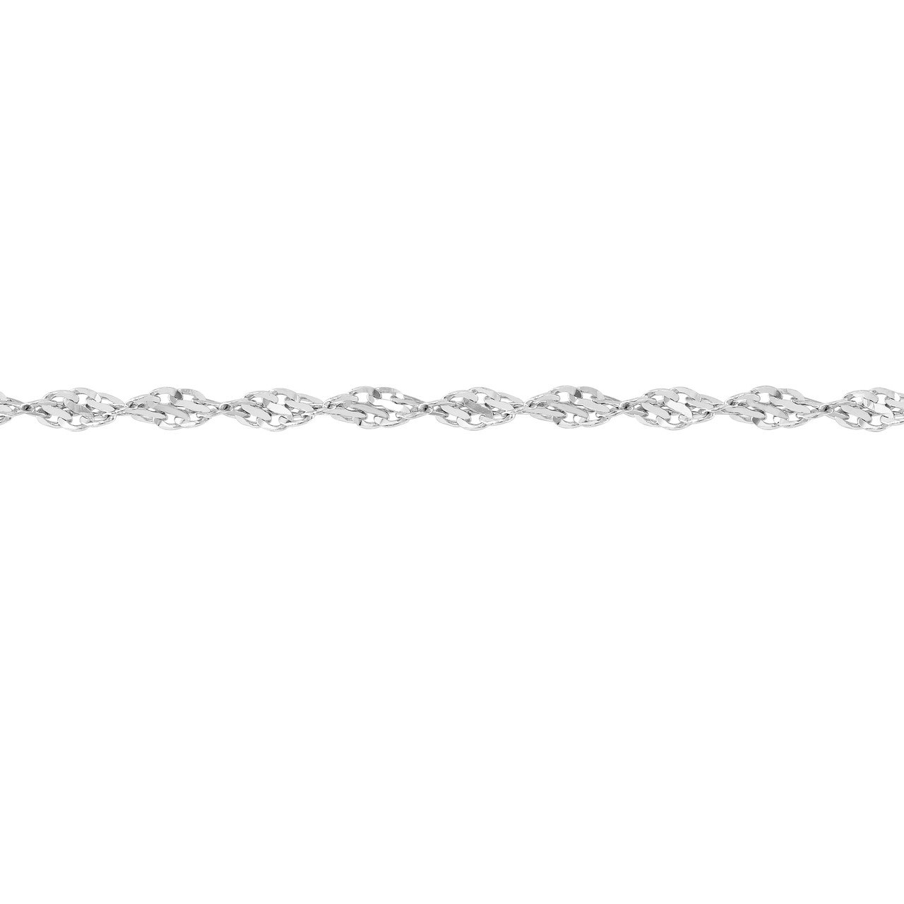 Sterling Silver 2.1mm Dorica Chain with Lobster Lock