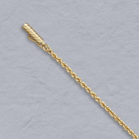 14K Gold Solid Rope Chain 1.8mm [ASORP14]