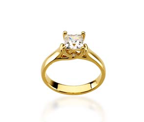 Princess Woven Engagement Ring