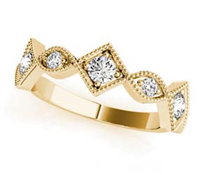 Exotic Stackable Diamond Ring