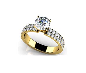 Sea of Diamonds Engagement Ring