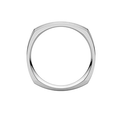 Square Comfort Fit Wedding Band